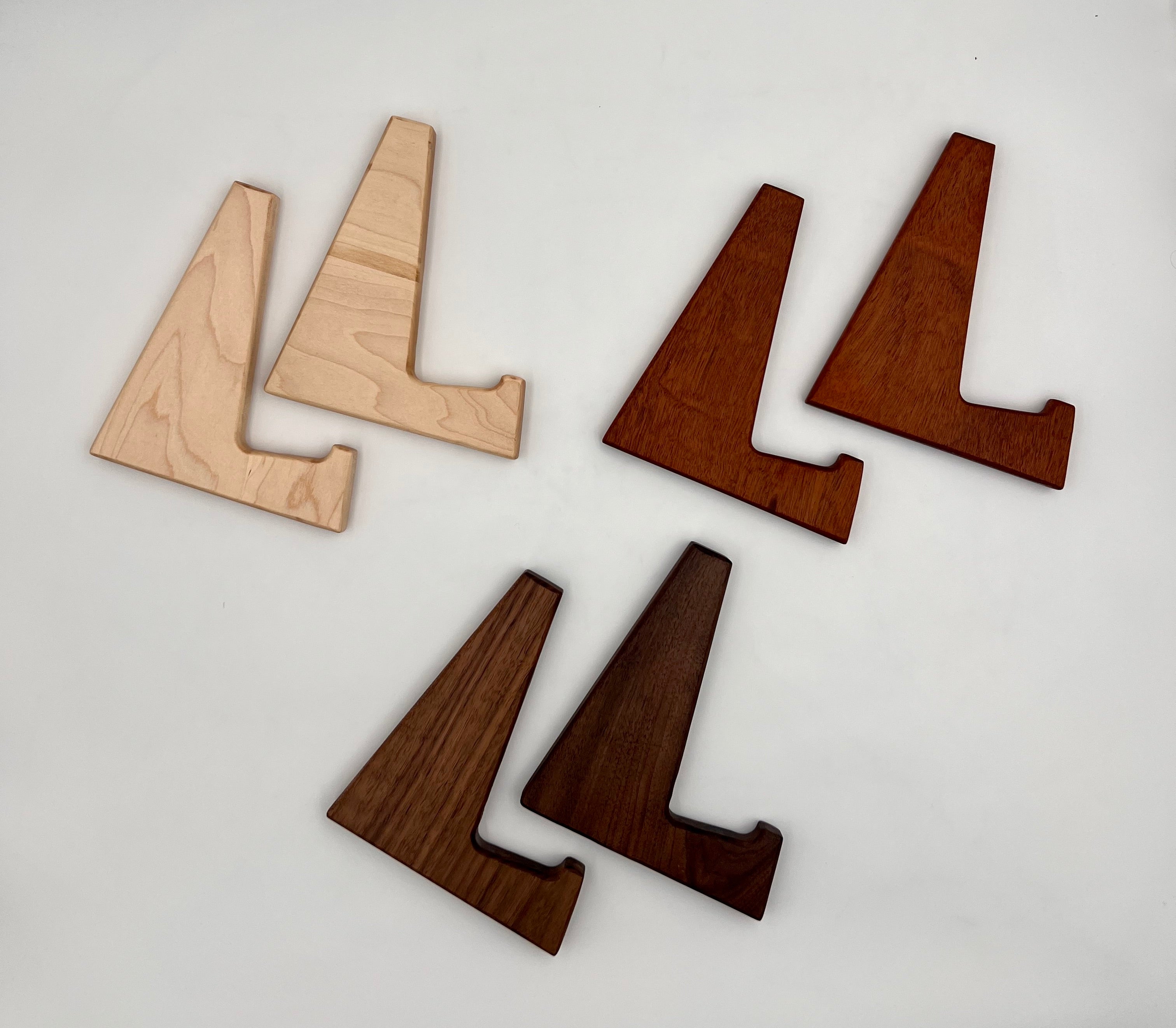 Hardwood Board Display Stands (Pair)