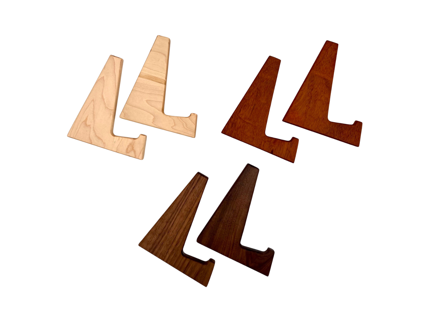 Hardwood Board Display Stands (Pair)